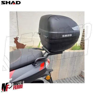 MF9601 Bauletto SHAD SH 29 Litri con Piastra Universale Nero Moto Scooter SH29