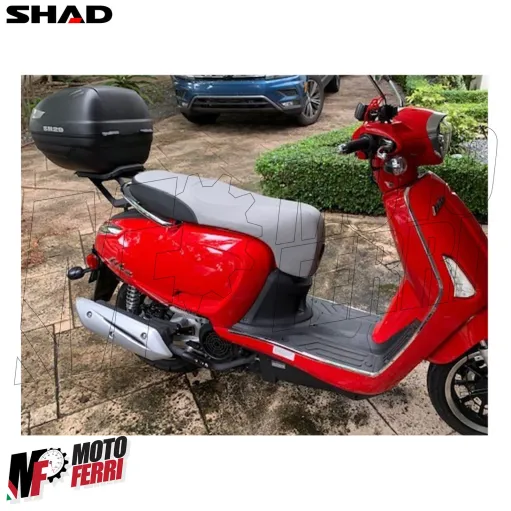 MF9601 Bauletto SHAD SH 29 Litri con Piastra Universale Nero Moto Scooter SH29