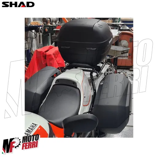 MF9601 Bauletto SHAD SH 29 Litri con Piastra Universale Nero Moto Scooter SH29