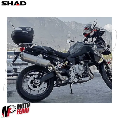 MF9601 Bauletto SHAD SH 29 Litri con Piastra Universale Nero Moto Scooter SH29
