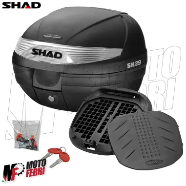 MF9601 Bauletto SHAD SH 29 Litri con Piastra Universale Nero Moto Scooter SH29