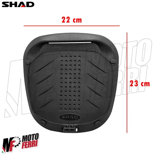 MF9602 Bauletto SHAD SH 34 Litri Carbon Look con Piastra Universale Moto SH34