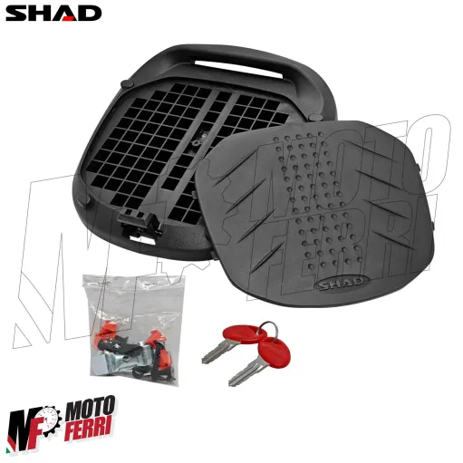 MF9602 Bauletto SHAD SH 34 Litri Carbon Look con Piastra Universale Moto SH34