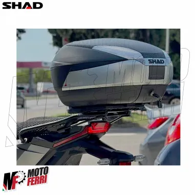 MF9603 Bauletto SHAD SH 48 Litri Titanio Piastra Cover e Schienalino SH48 Moto