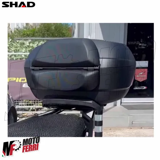 MF9603 Bauletto SHAD SH 48 Litri Titanio Piastra Cover e Schienalino SH48 Moto