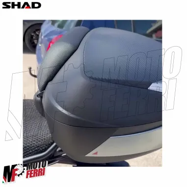 MF9603 Bauletto SHAD SH 48 Litri Titanio Piastra Cover e Schienalino SH48 Moto