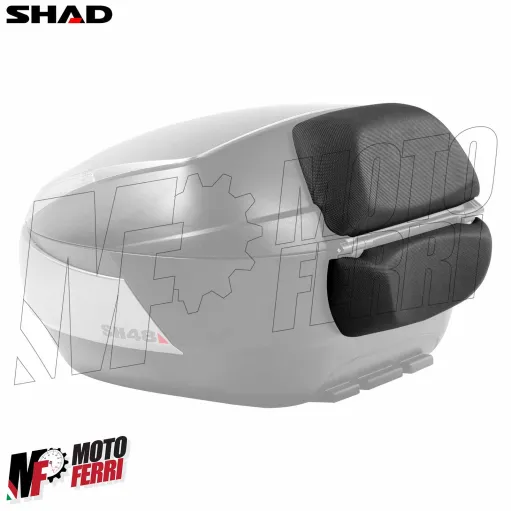 MF9603 Bauletto SHAD SH 48 Litri Titanio Piastra Cover e Schienalino SH48 Moto