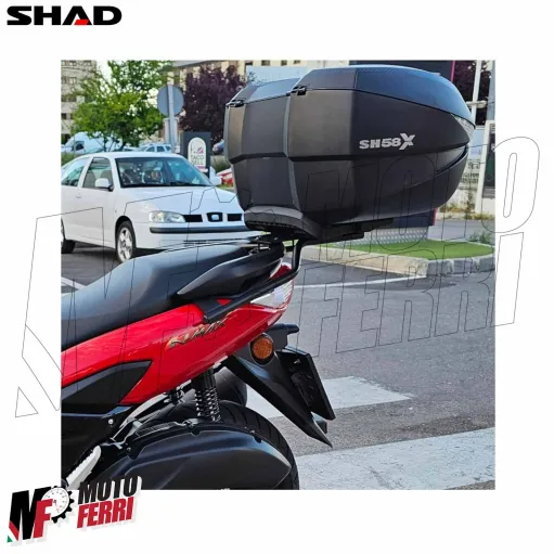 MF9604 Bauletto Espandibile SHAD SH 58 Litri Piastra e Schienalino Moto SH58X