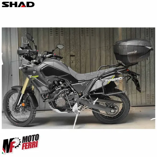MF9604 Bauletto Espandibile SHAD SH 58 Litri Piastra e Schienalino Moto SH58X