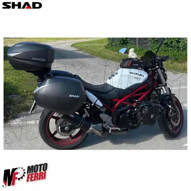 MF9604 Bauletto Espandibile SHAD SH 58 Litri Piastra e Schienalino Moto SH58X