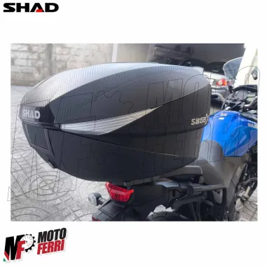 MF9604 Bauletto Espandibile SHAD SH 58 Litri Piastra e Schienalino Moto SH58X