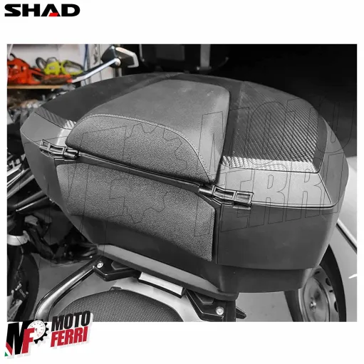 MF9604 Bauletto Espandibile SHAD SH 58 Litri Piastra e Schienalino Moto SH58X