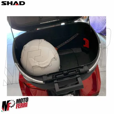 MF9604 Bauletto Espandibile SHAD SH 58 Litri Piastra e Schienalino Moto SH58X