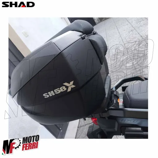 MF9604 Bauletto Espandibile SHAD SH 58 Litri Piastra e Schienalino Moto SH58X