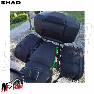 MF9604 Bauletto Espandibile SHAD SH 58 Litri Piastra e Schienalino Moto SH58X