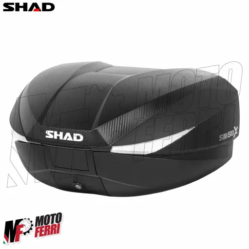 MF9604 Bauletto Espandibile SHAD SH 58 Litri Piastra e Schienalino Moto SH58X