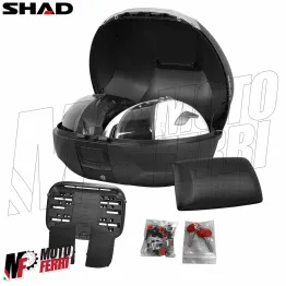MF9605 Bauletto SHAD SH 47 Litri con Piastra e Schienalino Moto Scooter SH47 2