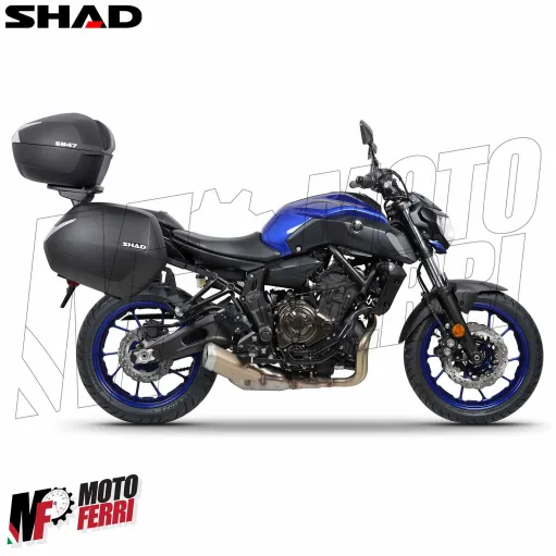 MF9605 Bauletto SHAD SH 47 Litri con Piastra e Schienalino Moto Scooter SH47