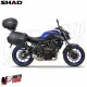 MF9605 Bauletto SHAD SH 47 Litri con Piastra e Schienalino Moto Scooter SH47