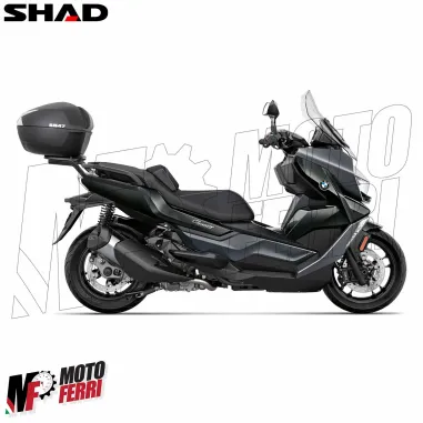 MF9605 Bauletto SHAD SH 47 Litri con Piastra e Schienalino Moto Scooter SH47