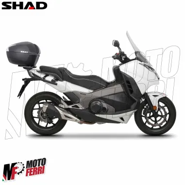 MF9605 Bauletto SHAD SH 47 Litri con Piastra e Schienalino Moto Scooter SH47
