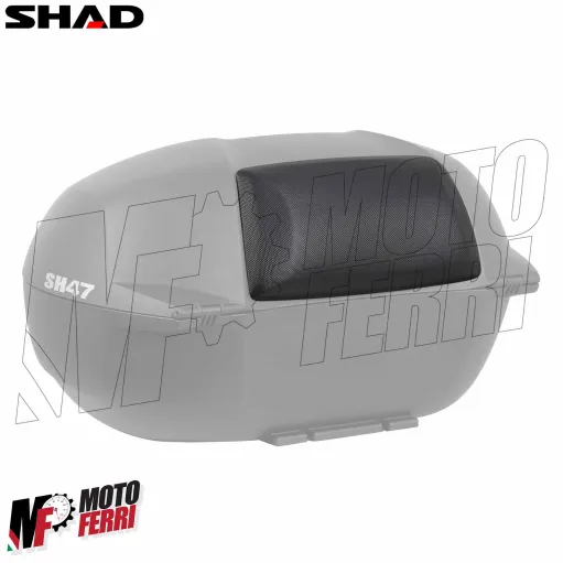 MF9605 Bauletto SHAD SH 47 Litri con Piastra e Schienalino Moto Scooter SH47