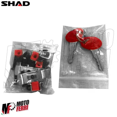 MF9605 Bauletto SHAD SH 47 Litri con Piastra e Schienalino Moto Scooter SH47