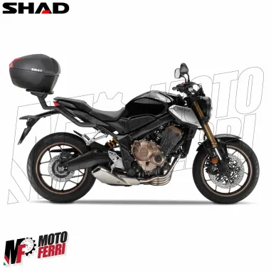 MF9605 Bauletto SHAD SH 47 Litri con Piastra e Schienalino Moto Scooter SH47