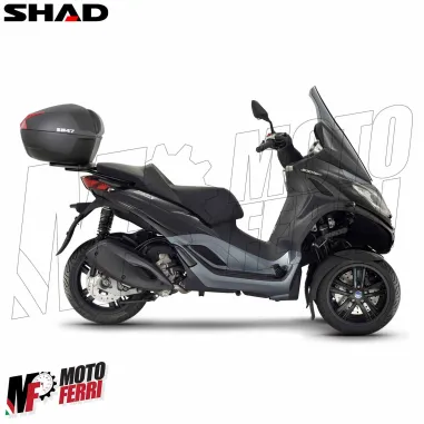 MF9605 Bauletto SHAD SH 47 Litri con Piastra e Schienalino Moto Scooter SH47