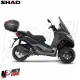MF9605 Bauletto SHAD SH 47 Litri con Piastra e Schienalino Moto Scooter SH47