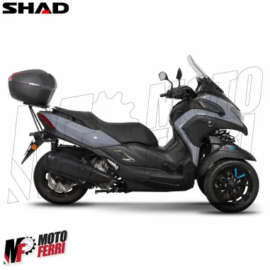 MF9605 Bauletto SHAD SH 47 Litri con Piastra e Schienalino Moto Scooter SH47