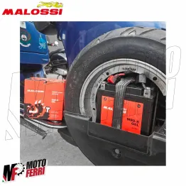 MF3255 Batteria Gel YB9-B 9Ah Malossi per Piaggio Vespa PX PE 125 150 200 2