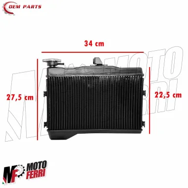 MF9610 Radiatore Acqua per Yamaha XSR 700 dal 2016 al 2024