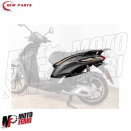 MF9617 Carena Posteriore Sinistra Nero Opaco Liberty S 50 125 150 iGet 2016/2024 2