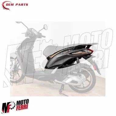 MF9617 Carena Posteriore Sinistra Nero Opaco Liberty S 50 125 150 iGet 2016/2024