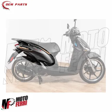 MF9618 Carena Posteriore Destra Nero Opaco Liberty S 50 125 150 iGet 2016 / 2024