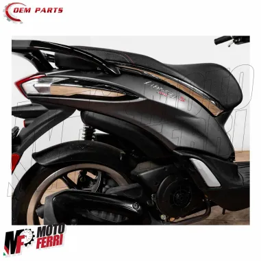 MF9618 Carena Posteriore Destra Nero Opaco Liberty S 50 125 150 iGet 2016 / 2024