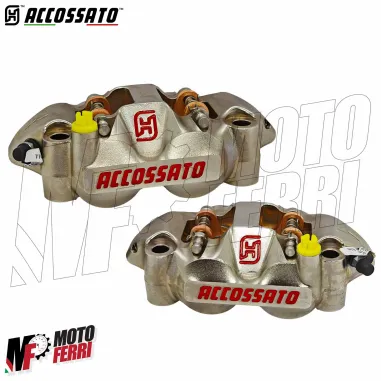 MF9626 Pinze Freno Radiali ACCOSSATO Forgiata Monoblocco Interasse 108mm Nichelata ST