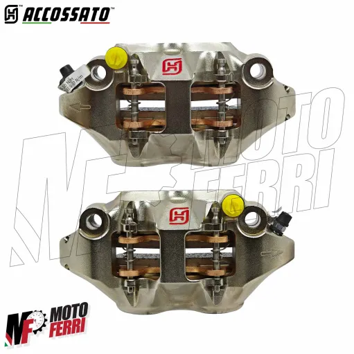 MF9626 Pinze Freno Radiali ACCOSSATO Forgiata Monoblocco Interasse 108mm Nichelata ST