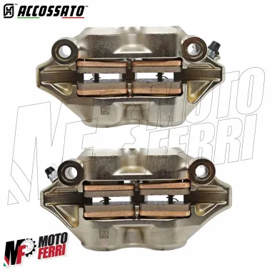 MF9626 Pinze Freno Radiali ACCOSSATO Forgiata Monoblocco Interasse 108mm Nichelata ST