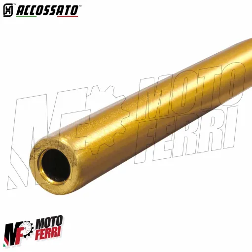 MF9627 Manubrio Piega Bassa ACCOSSATO 22 mm / 751 mm Alluminio Moto Naked Oro