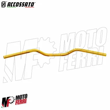 MF9627 Manubrio Piega Bassa ACCOSSATO 22 mm / 751 mm Alluminio Moto Naked Oro