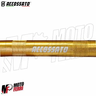MF9627 Manubrio Piega Bassa ACCOSSATO 22 mm / 751 mm Alluminio Moto Naked Oro