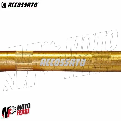 MF9627 Manubrio Piega Bassa ACCOSSATO 22 mm / 751 mm Alluminio Moto Naked Oro