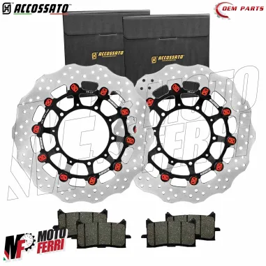 MF9629 Dischi Freno Anteriore Honda XADV 750 ACCOSSATO + Pastiglie - 2017 a 2025