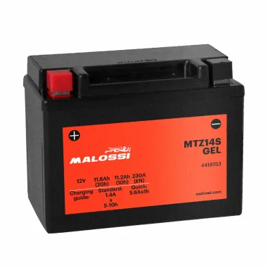 MF9647 Batteria Gel Malossi YTZ14S CF MOTO MT 800 TOURING SPORT da 2022 a 2026