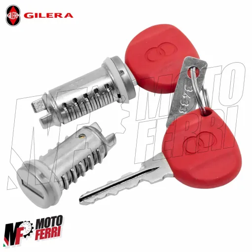 MF9653 Serratura Chiavi Cilindretti Gilera Runner 125 180 FX FXR da 1997 a 2002