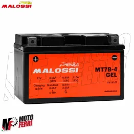 MF9655 Batteria Gel Malossi YT7B-4 Yamaha BW'S 125 4T da 2010 a 2015 2