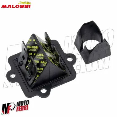 MF9658 Pacco Valvola Lamellare VL12 Carbonio Malossi Malaguti F10 F12 F15 50 2T
