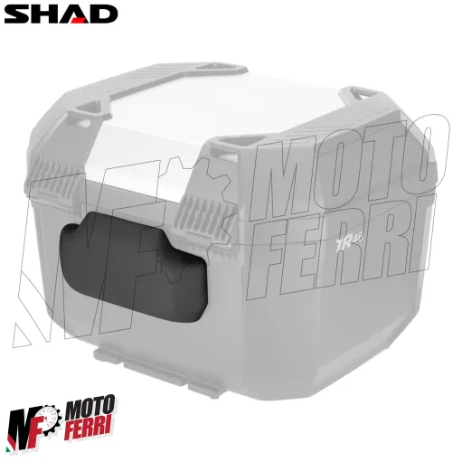 MF9659 Bauletto Moto SHAD TERRA TR46 Alluminio 46L + Schienalino e Piastra Universale